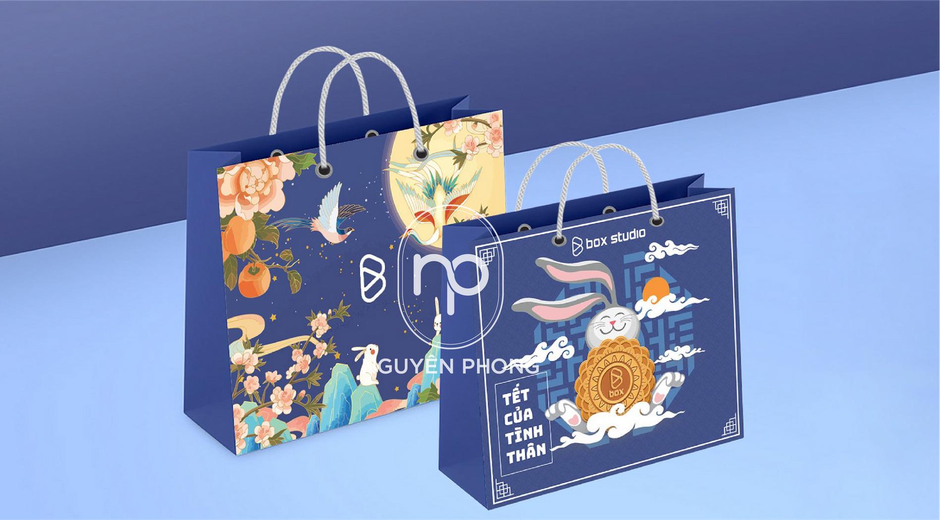 In túi giấy đựng quà trung thu